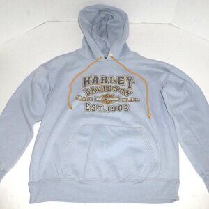 Harley-Davidson Ft. Laurderdale, FL Men's Pullover Hoodie Size: Large HAS FLAWS